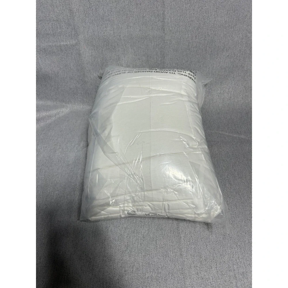 Eienjoy Square Pillow Insert 21x21 White Cotton Shell